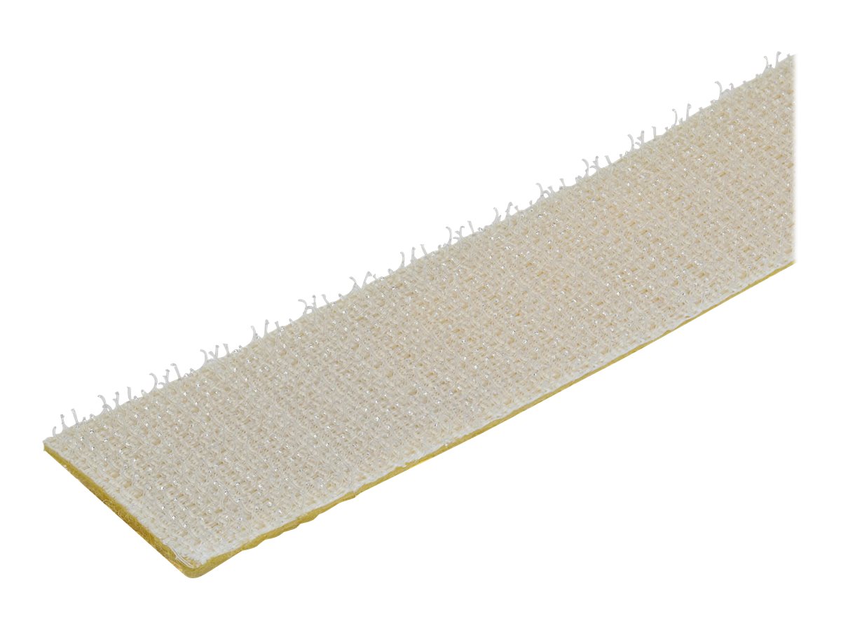 StarTech.com HKLP50YW Klettkabelbinder (15m frei zuschneidbar & wiederverwendbar) gelb