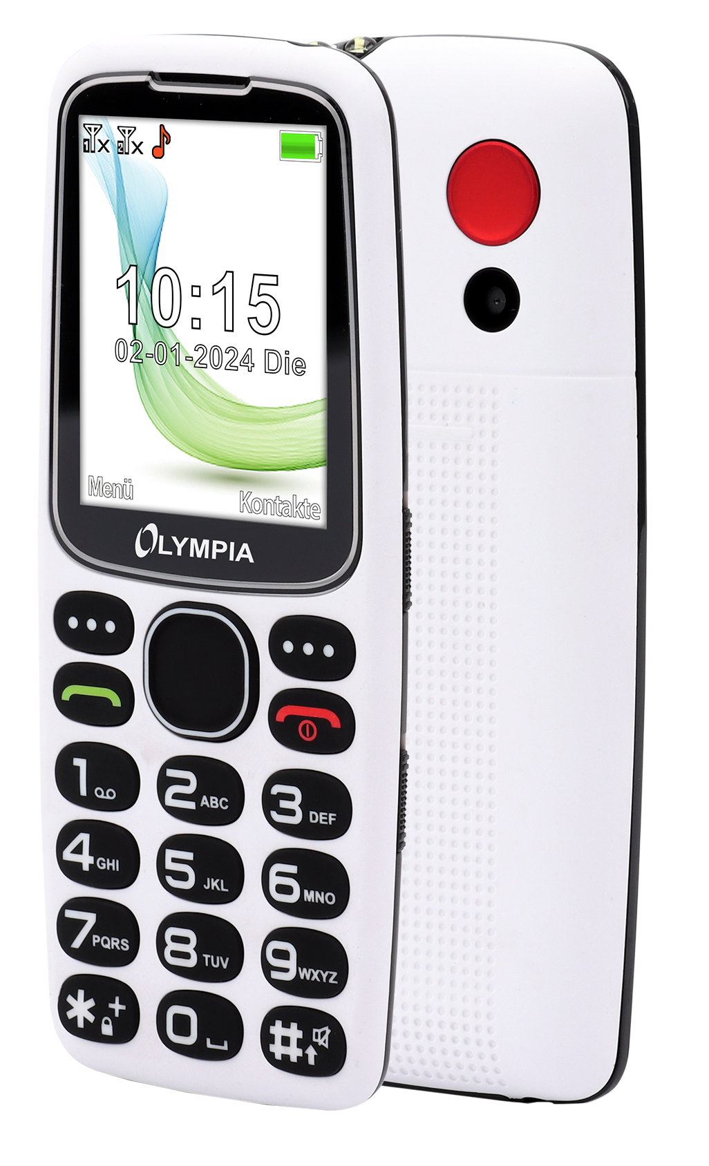 Olympia Mobiltelefon Star weiß, Ansicht 3