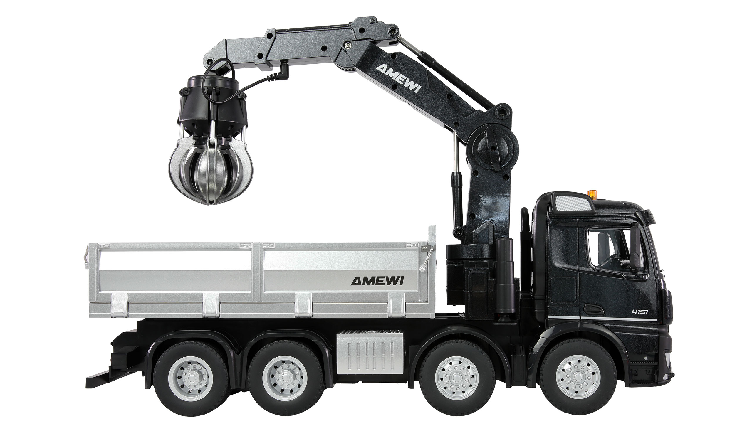 Amewi Mercedes Arocs Kranwagen m. Kipper 8x4/4 4WD 1 18 RTR, Ansicht 4