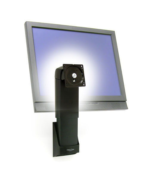 Ergotron Neo-Flex - Befestigungskit (Wandmontage) - für Flachbildschirm - Schwarz, Ansicht 4