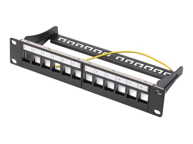 DIGITUS Modulares Patchpanel, 12-Port