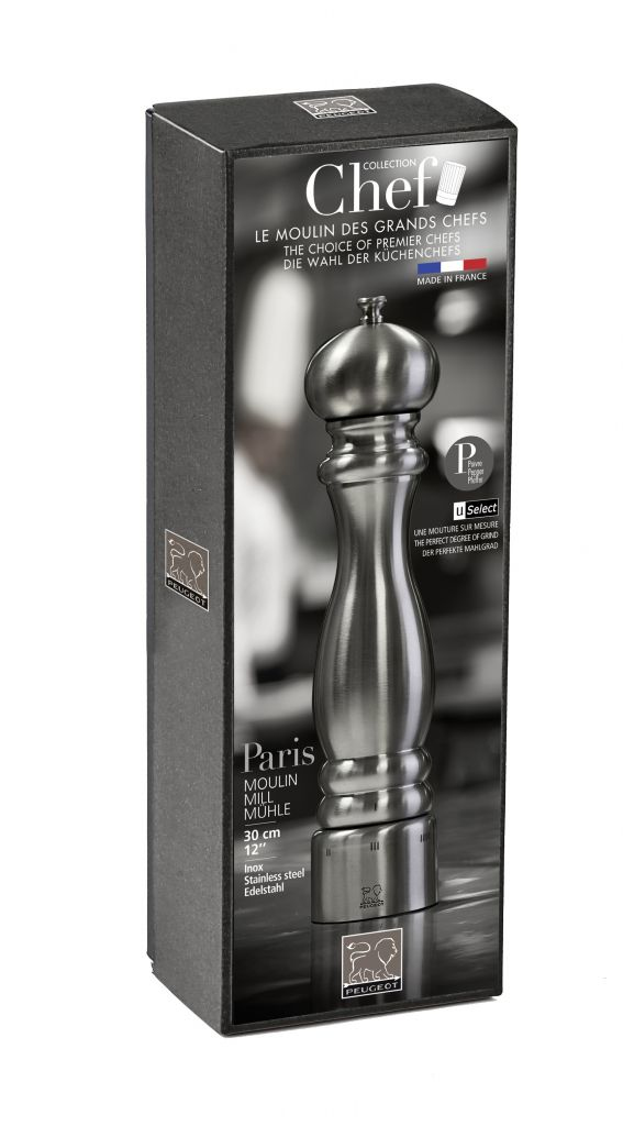 Peugeot Saveurs PARIS Chef Pfeffermühle uSelect 22 cm Edelstahl, Ansicht 2