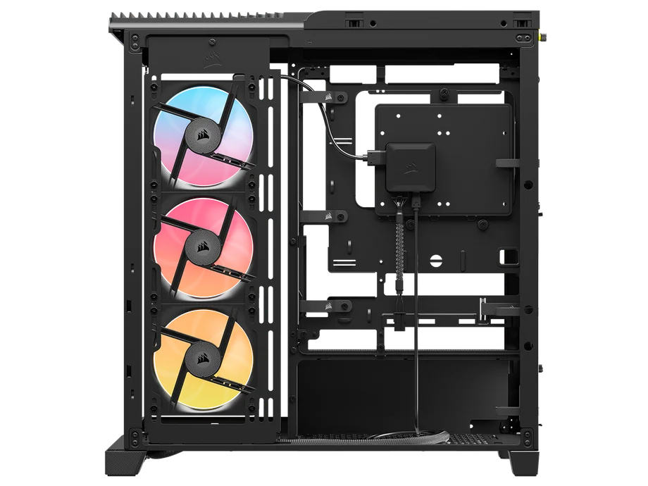 Corsair iCUE LINK FRAME 4500X LX-R RGB - Mid tower - E-ATX - Seitenteil mit Fenster (gehärtetes Glas), Ansicht 3