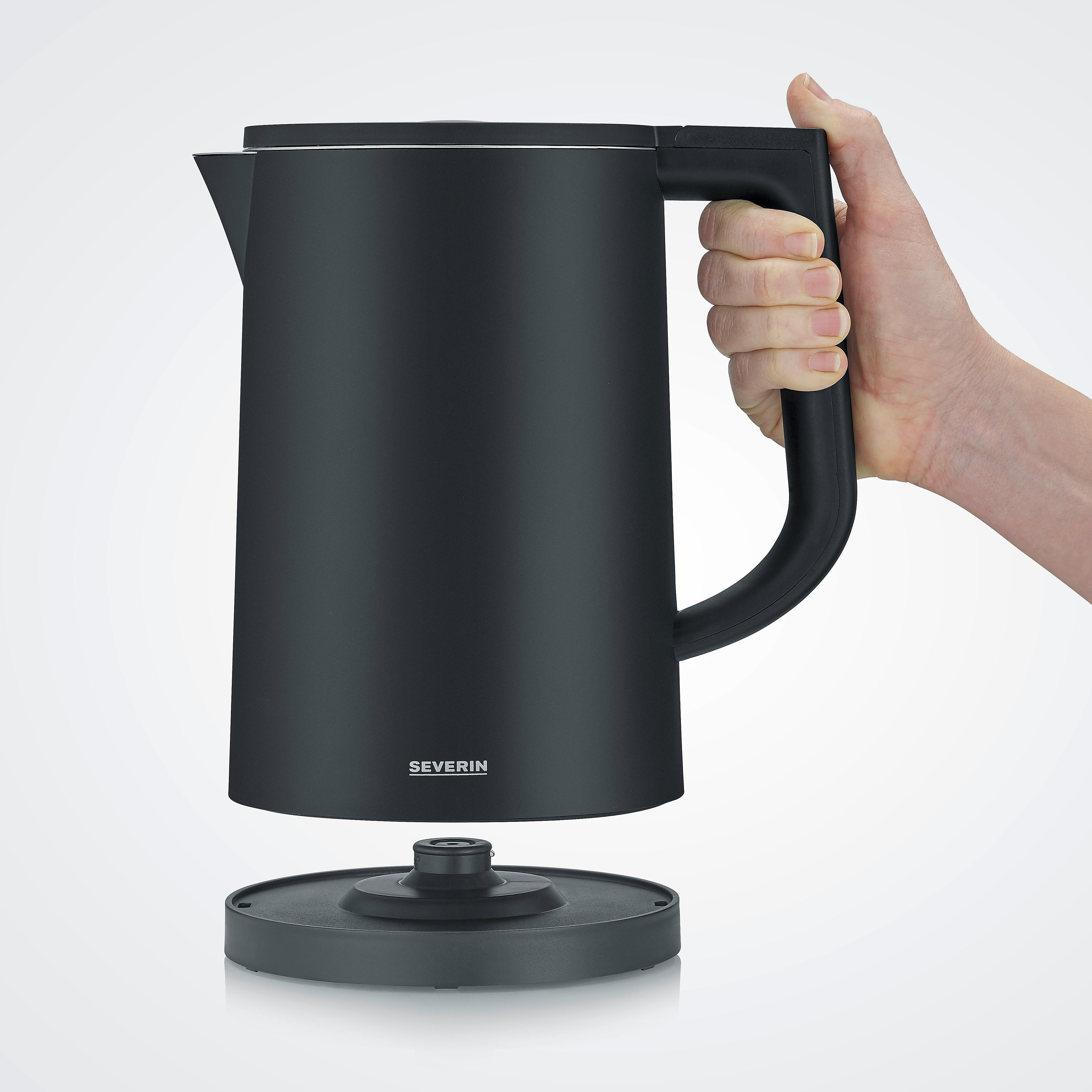SEVERIN WK 3483 Wasserkocher Kontrollleuchte Schwarz Fassungsvermögen 1.7 l, Ansicht 3