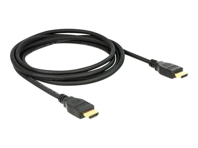 Delock HDMI-Kabel mit Ethernet - HDMI männlich zu HDMI männlich