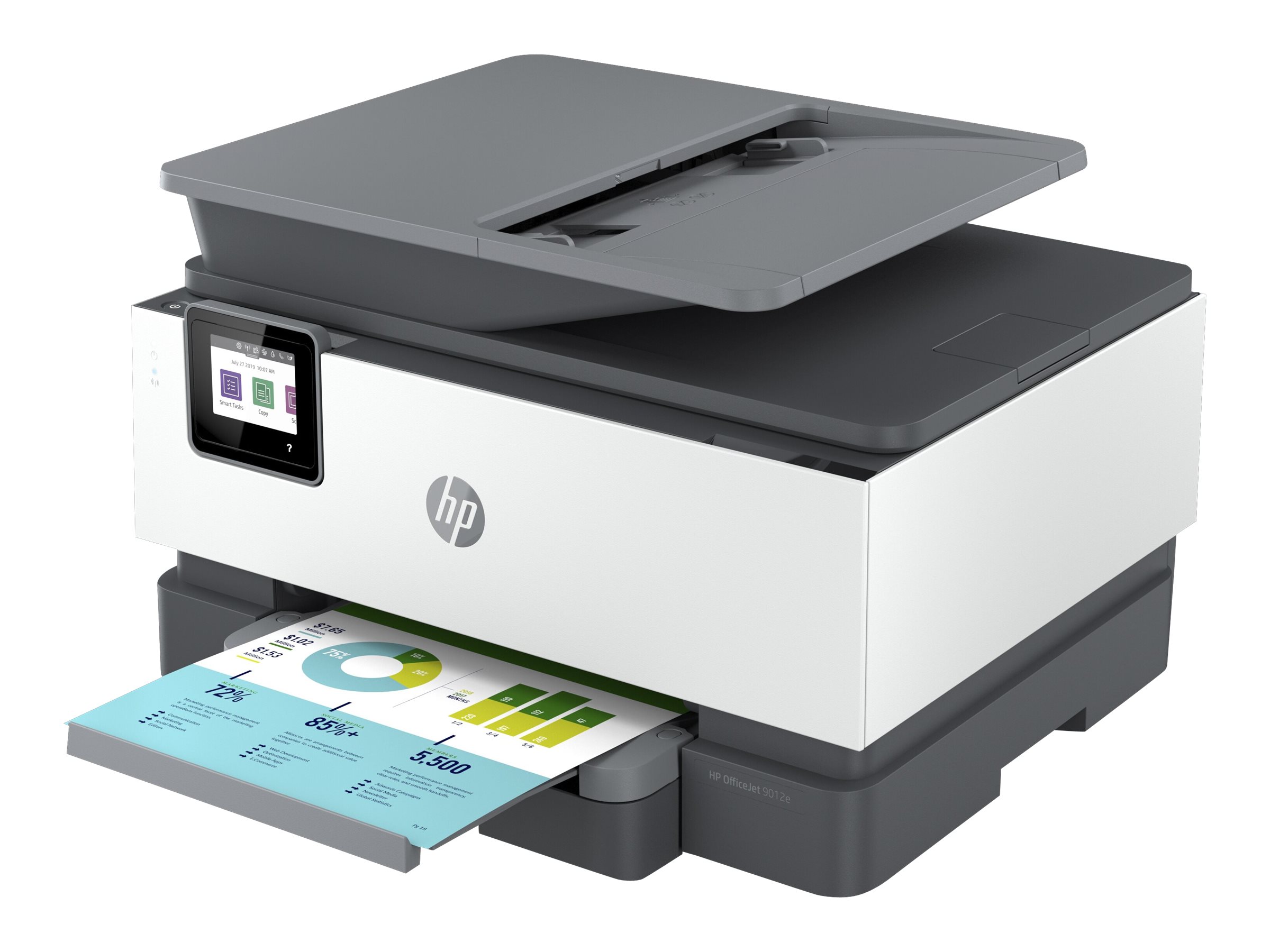 Hewlett Packard (HP) HP OfficeJet Pro 9012e HP+ A-i-O A4, Tinte, 22/18S. SW/Col. MF, Fax
