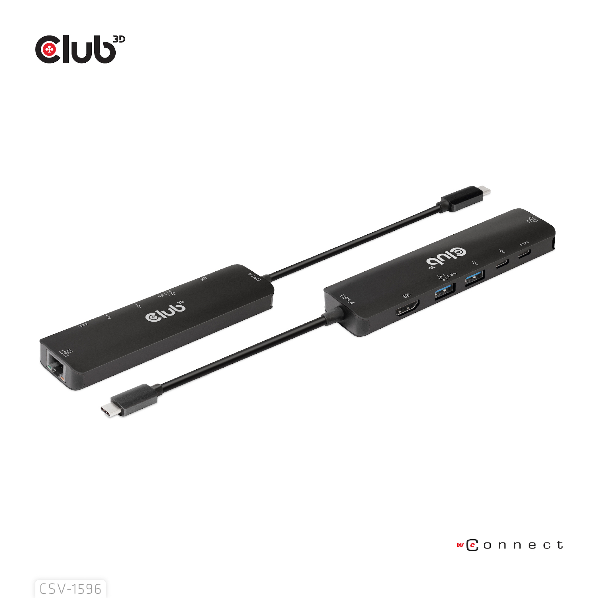 Club 3D Dockingstation - USB-C 3.1 Gen 1 - HDMI, Ansicht 3