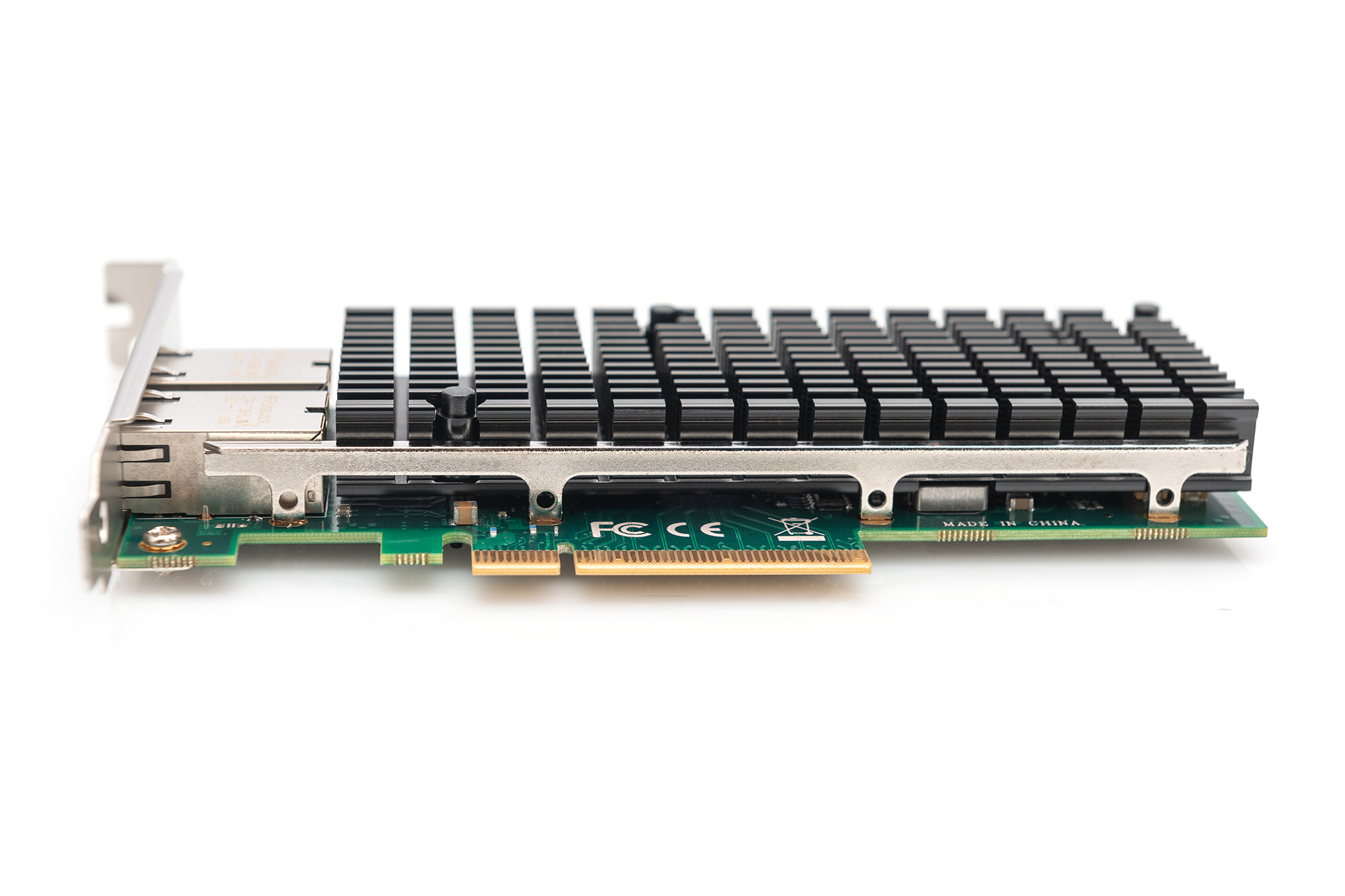 DIGITUS Netzwerkkarte 10Gbps Dual Port Ethernet RJ45 Intel X540 - Netzwerkkarte - 10.000 Mbps, Ansicht 4