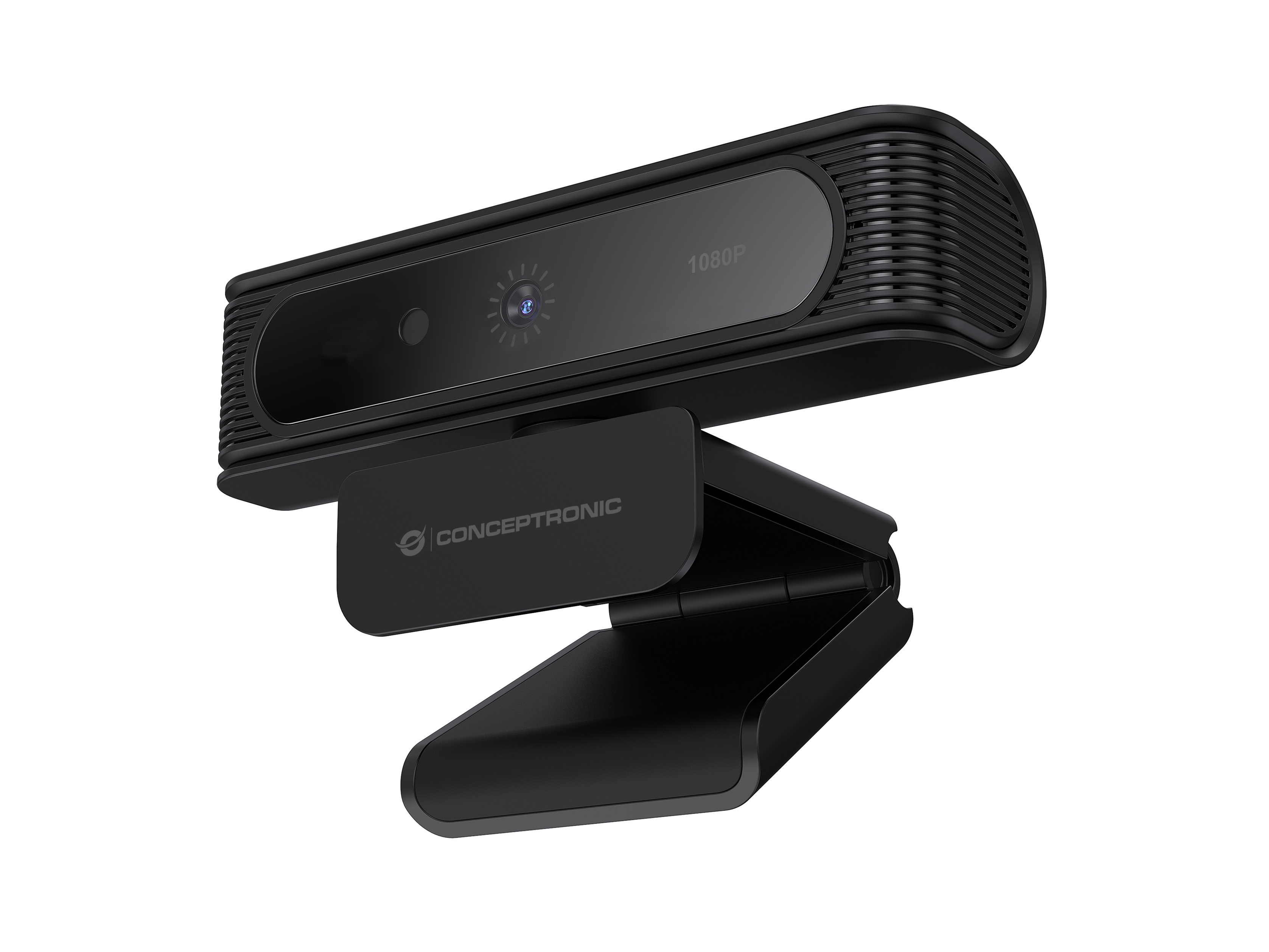 Conceptronic Webcam USB-A2.0 FID 1080p 30Hz FullHD+Mikro sw - Webcam, Ansicht 2