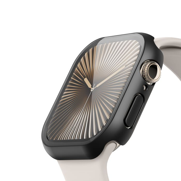 Belkin SCREENFORCE TemperedCurve - Stoßstange für Smartwatch - 2-in-1, 46 mm - gehärtetes Glas (9H), Ansicht 2