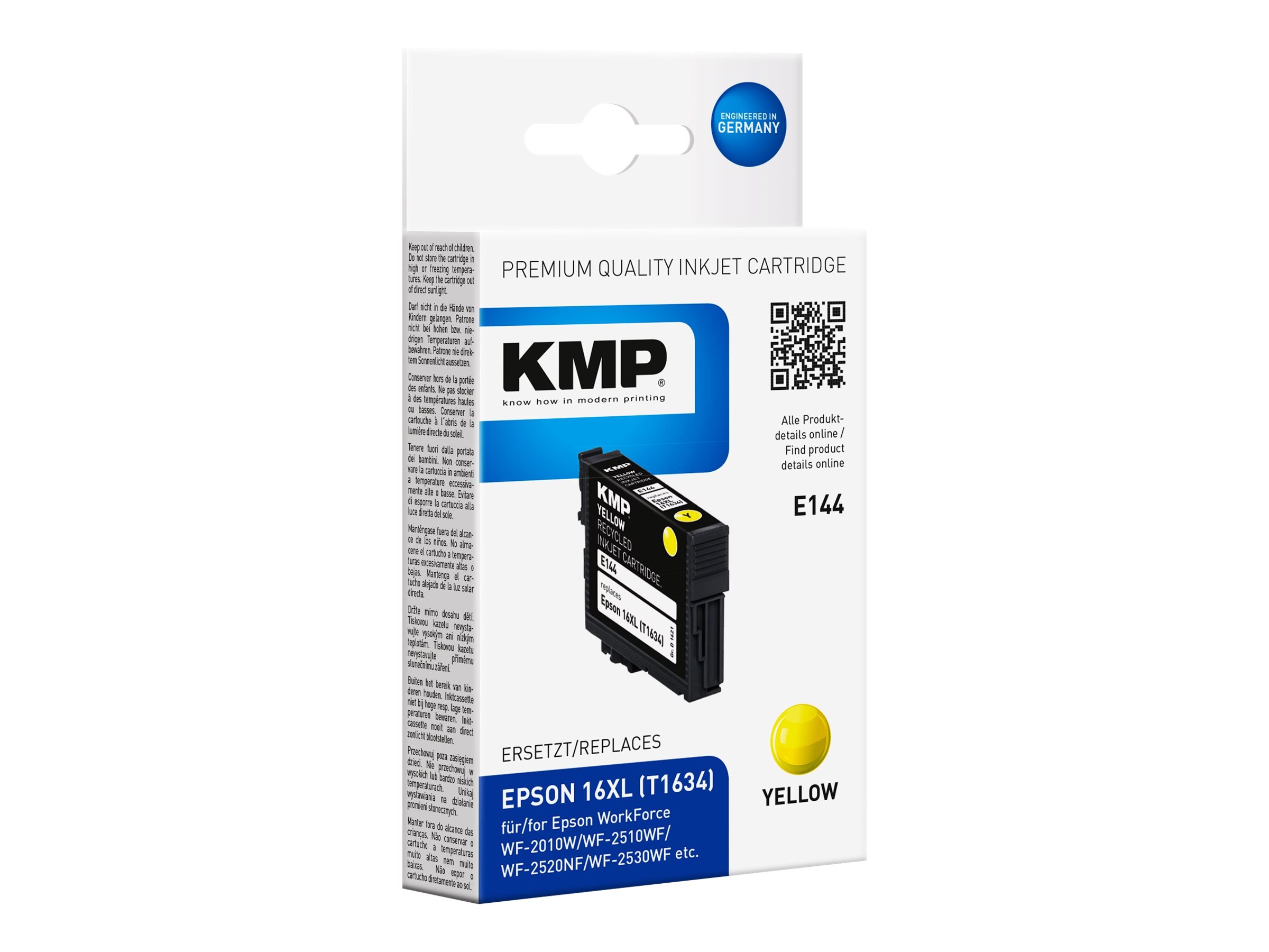 KMP E144 - 9 ml - Gelb - kompatibel - Ti