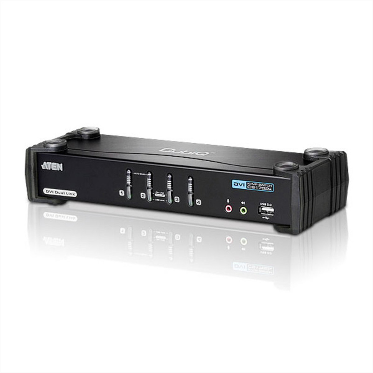ATEN CS1784A Tastatur/Video/Maus (KVM)-Switch Schwarz