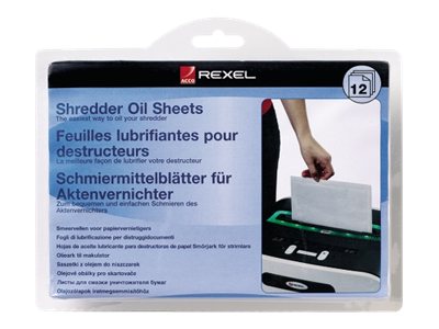 Rexel Schredder-Ölblätter (Packung mit 12), Ansicht 2