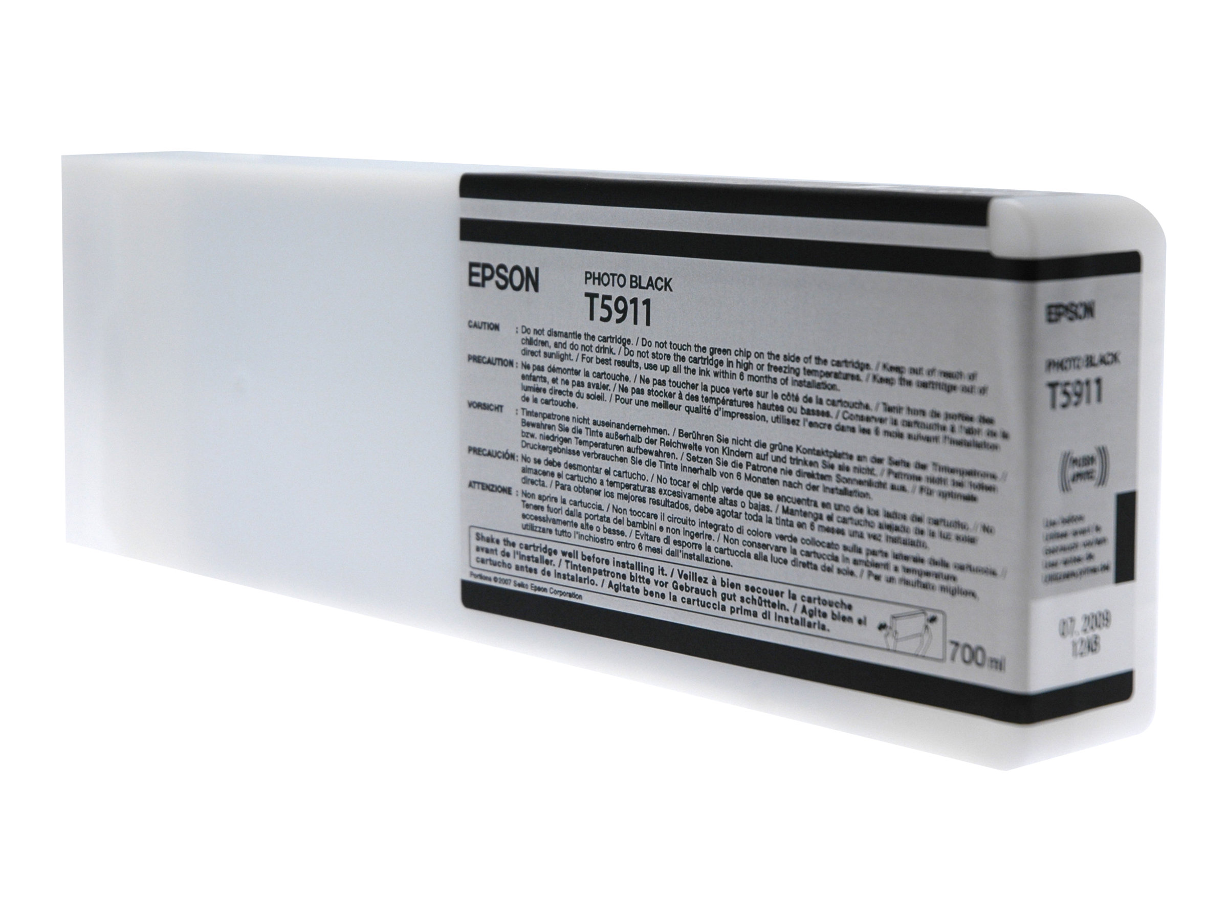Epson T5911 - 700 ml - Photo schwarz - original - Tintenpatrone - für Stylus Pro 11880, Pro 11880 AGFA, Pro 11880 Xerox