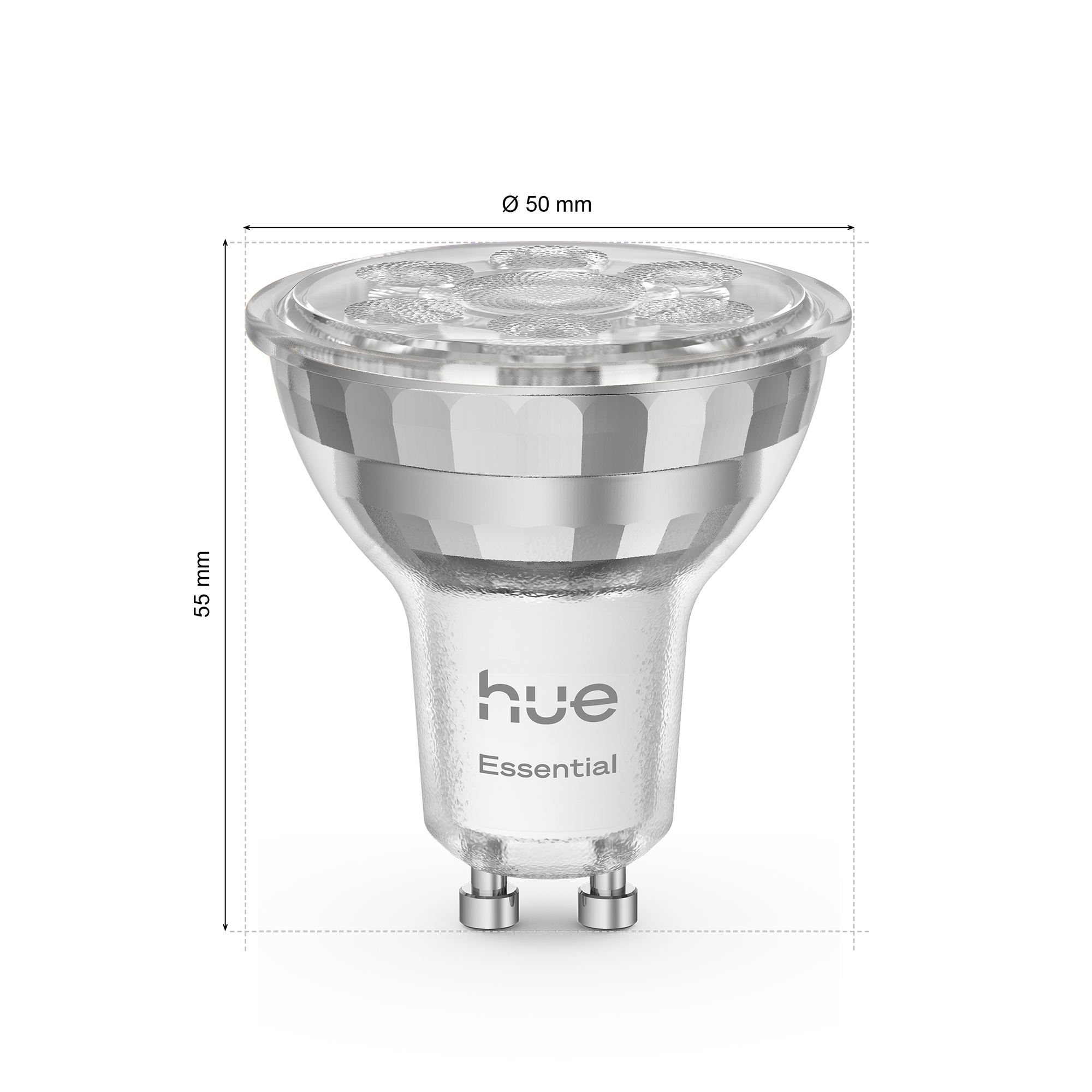Signify Philips Hue White and Color Ambiance Essential - LED-Spot-Glühbirne - GU10 - 4.7 W (Entsprechung 50 W), Ansicht 3