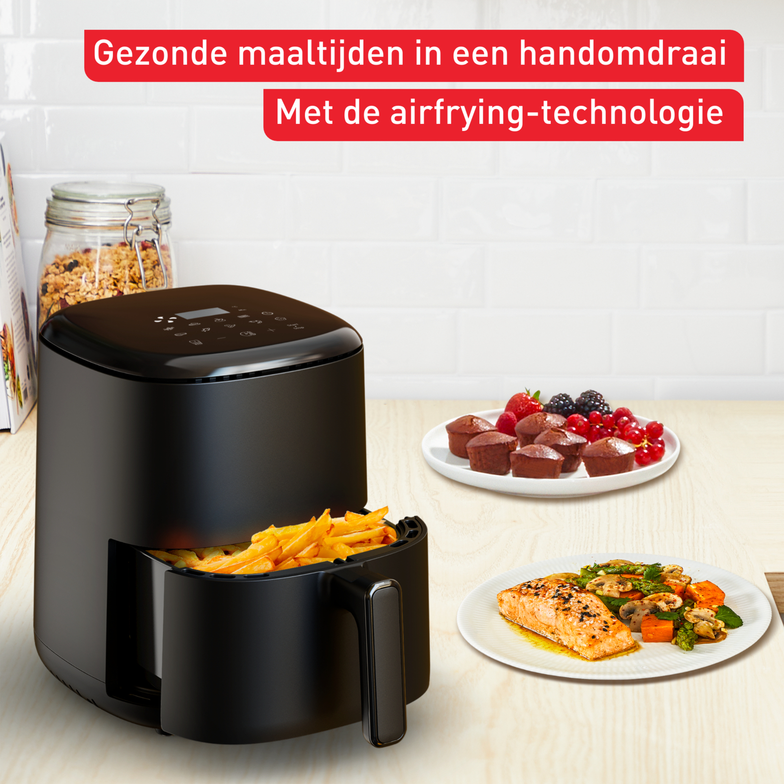 TEFAL Easy Fry EY1458 Heißluftfritteuse, Ansicht 3