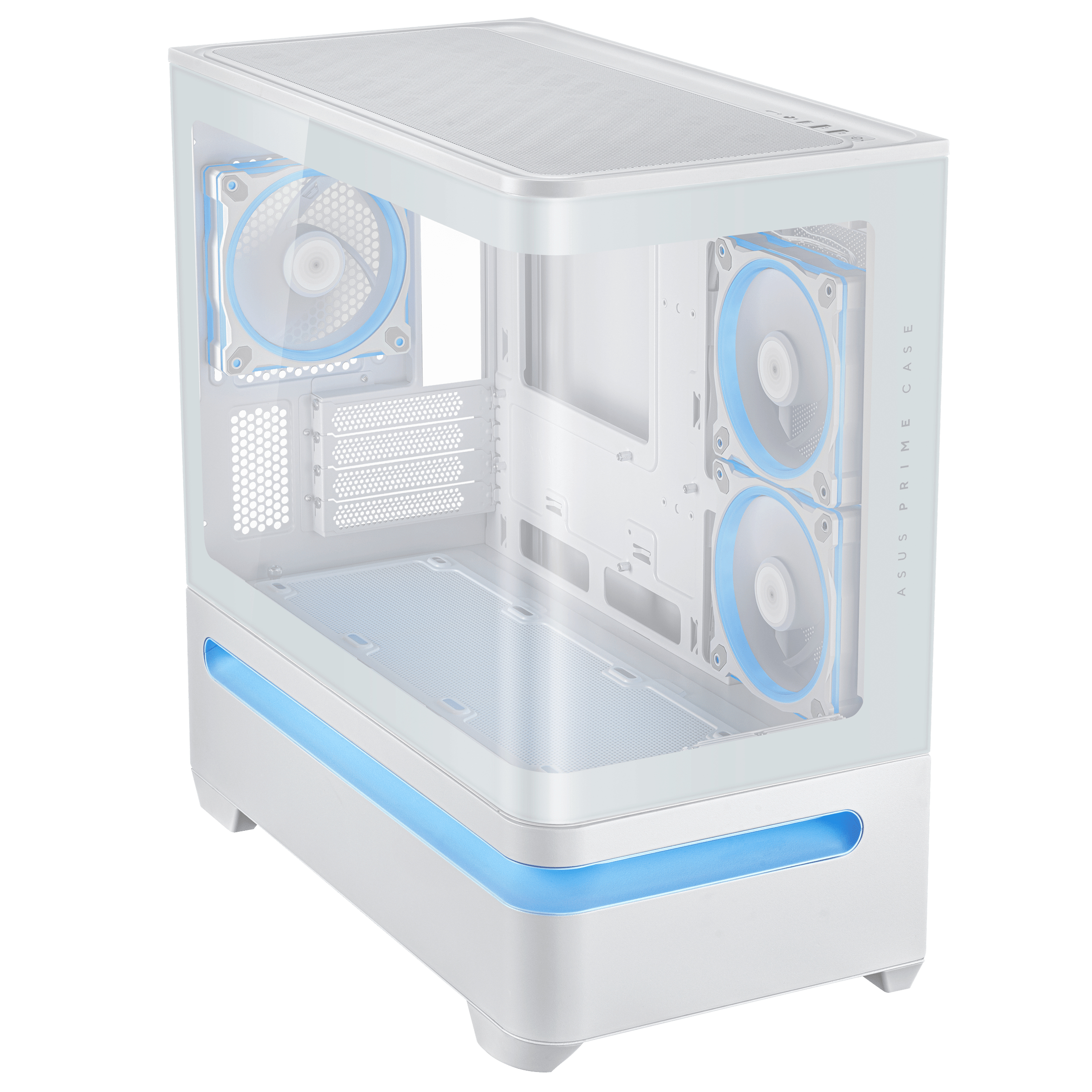 ASUS Prime AP202 - microATX Tower - Seitenteil mit Fenster (gehärtetes Glas), Ansicht 3