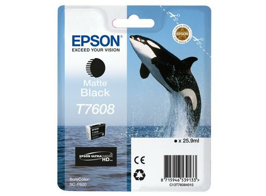 Epson T7608 - 25.9 ml - mattschwarz - original, Ansicht 3
