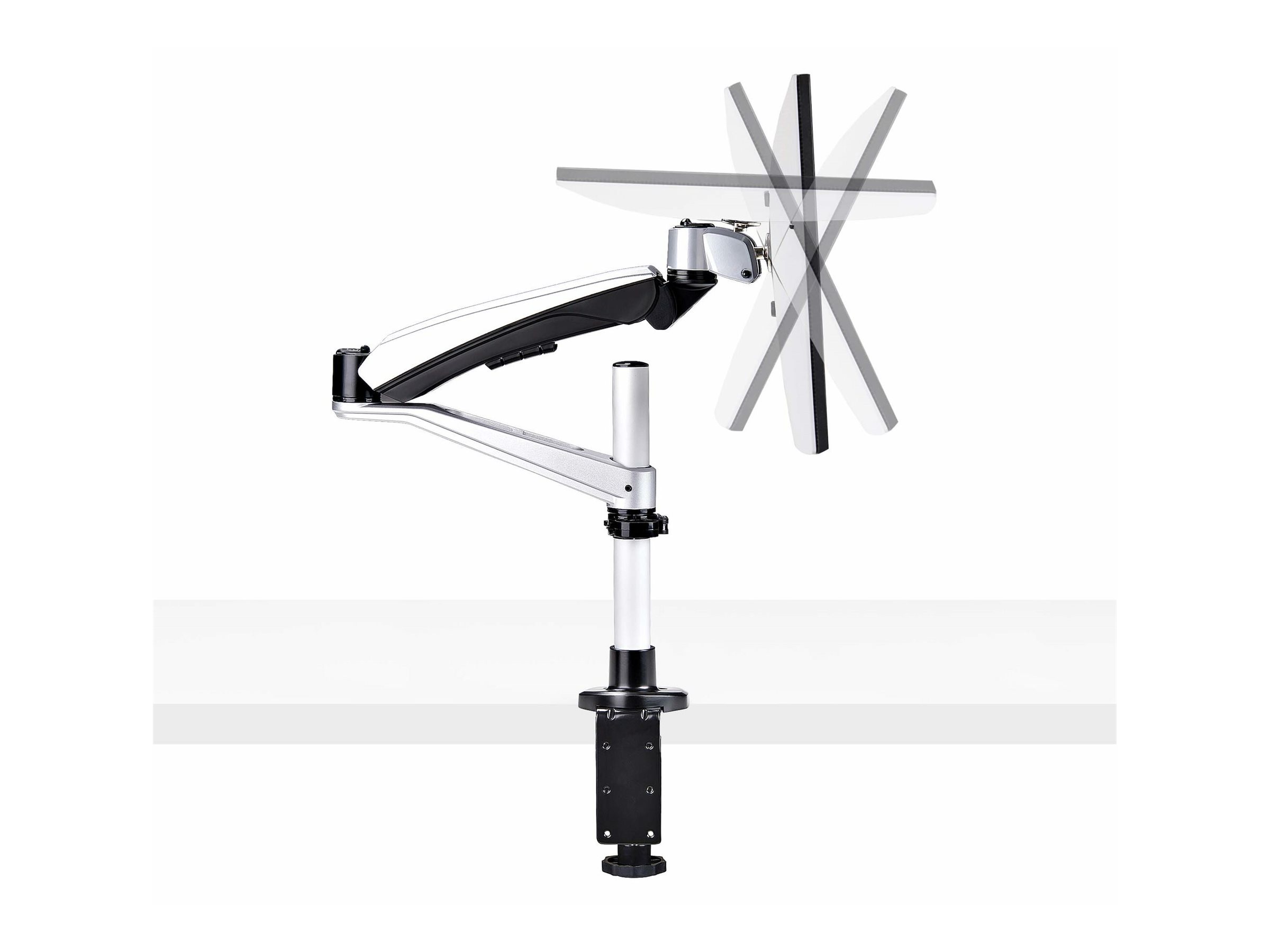 StarTech.com Monitor Desk Mount, VESA 75x75/100x100, 27/30-inch Screens - Befestigungskit (Gelenkarm), Ansicht 3