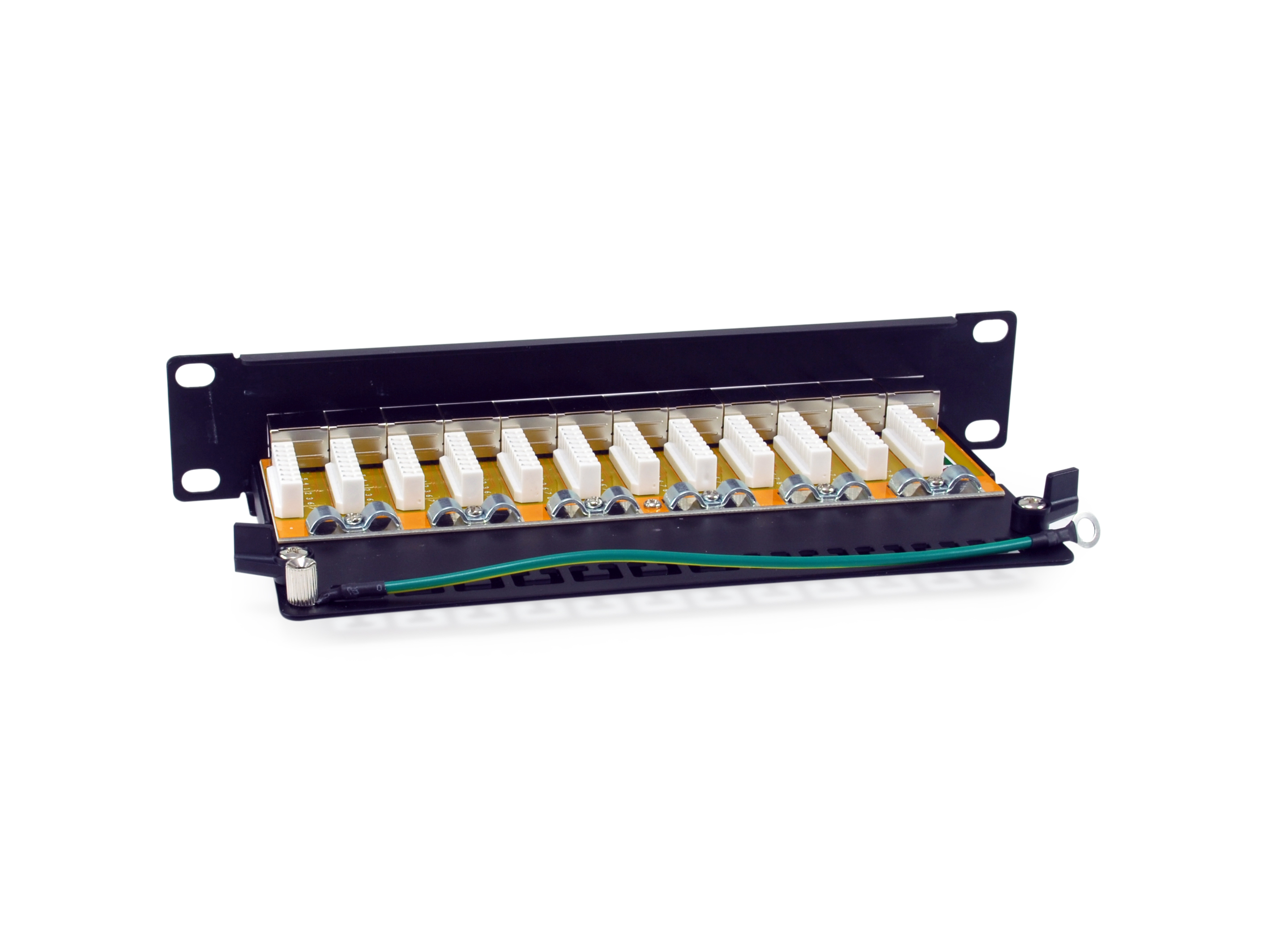 Equip Patchpanel 12x RJ45 Cat6A 10 FTP 1HE Premium schwarz - Patch-Panel - Ethernet, Ansicht 4