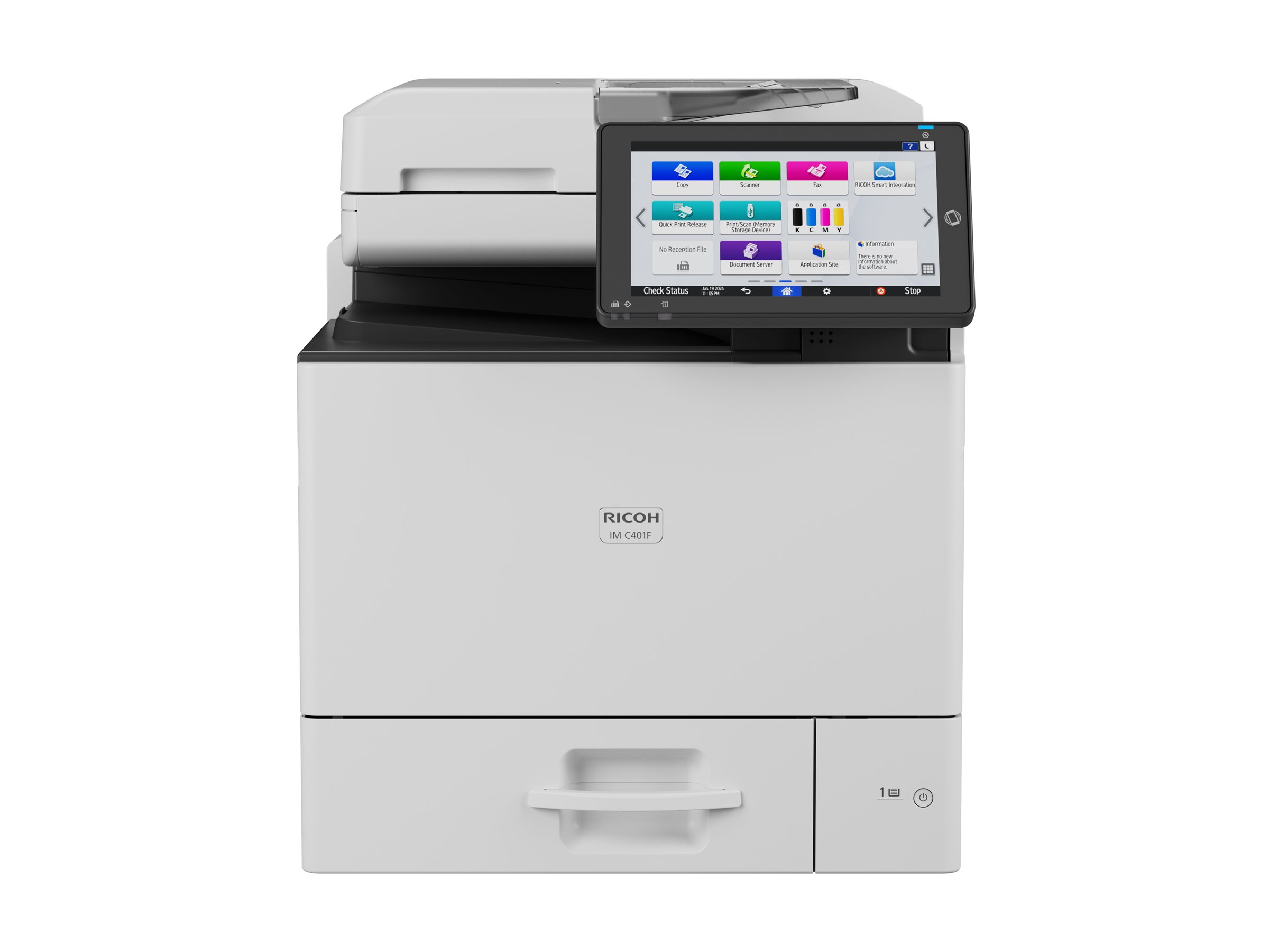 Ricoh IM C401F - Multifunktionsdrucker - Farbe - Laser - A4 (210 x 297 mm)