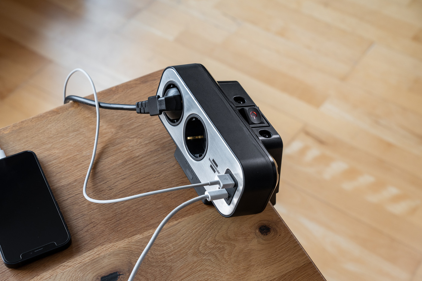Brennenstuhl estilo Duplex Steckdosenleiste 1x USB C A 10x Schutzkontaktsteckdosen, Ansicht 4