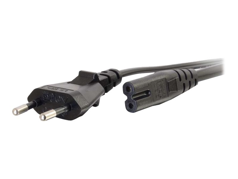 C2G Non-Polarised Power Cord - Stromkabel - power IEC 60320 C7 zu power CEE 77 (M)