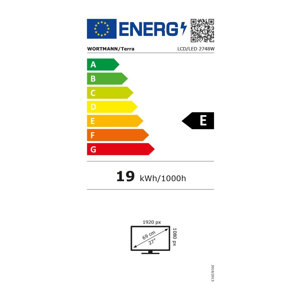 TERRA LCD/LED 2748W V3 schwarz HDMI/DP/USB-C GREENLINE PLUS - Flachbildschirm (TFT/LCD) - 68,6 cm, Ansicht 2
