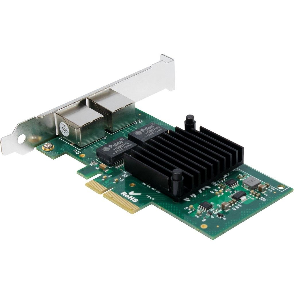Inter-Tech Argus ST-727 - Netzwerkadapter - PCIe 2.0 x4 Low-Profile, Ansicht 3