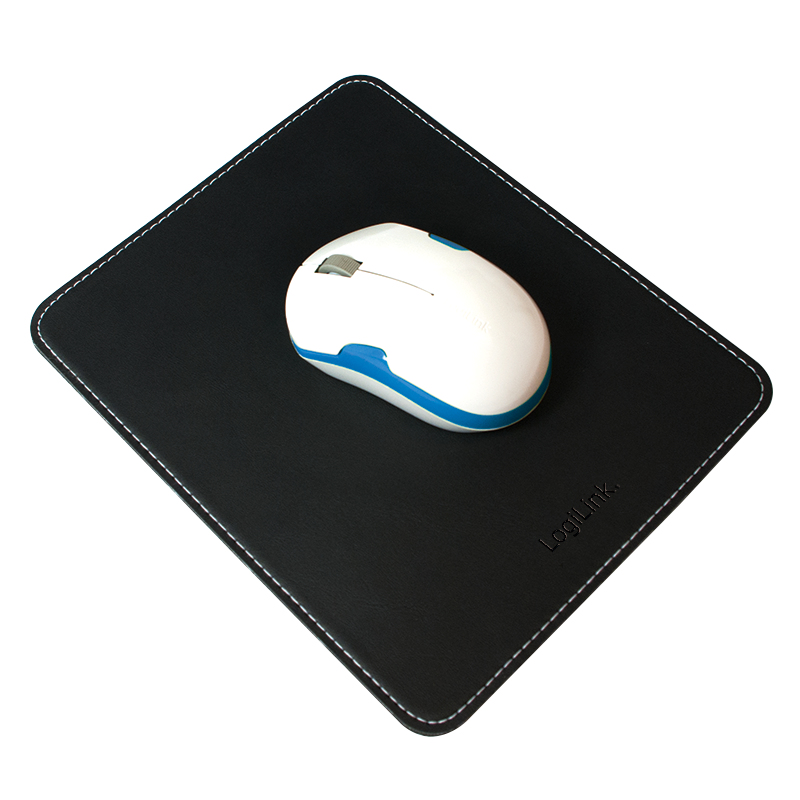 LogiLink Mouse Pad Leather - Mauspad - Schwarz, Ansicht 2