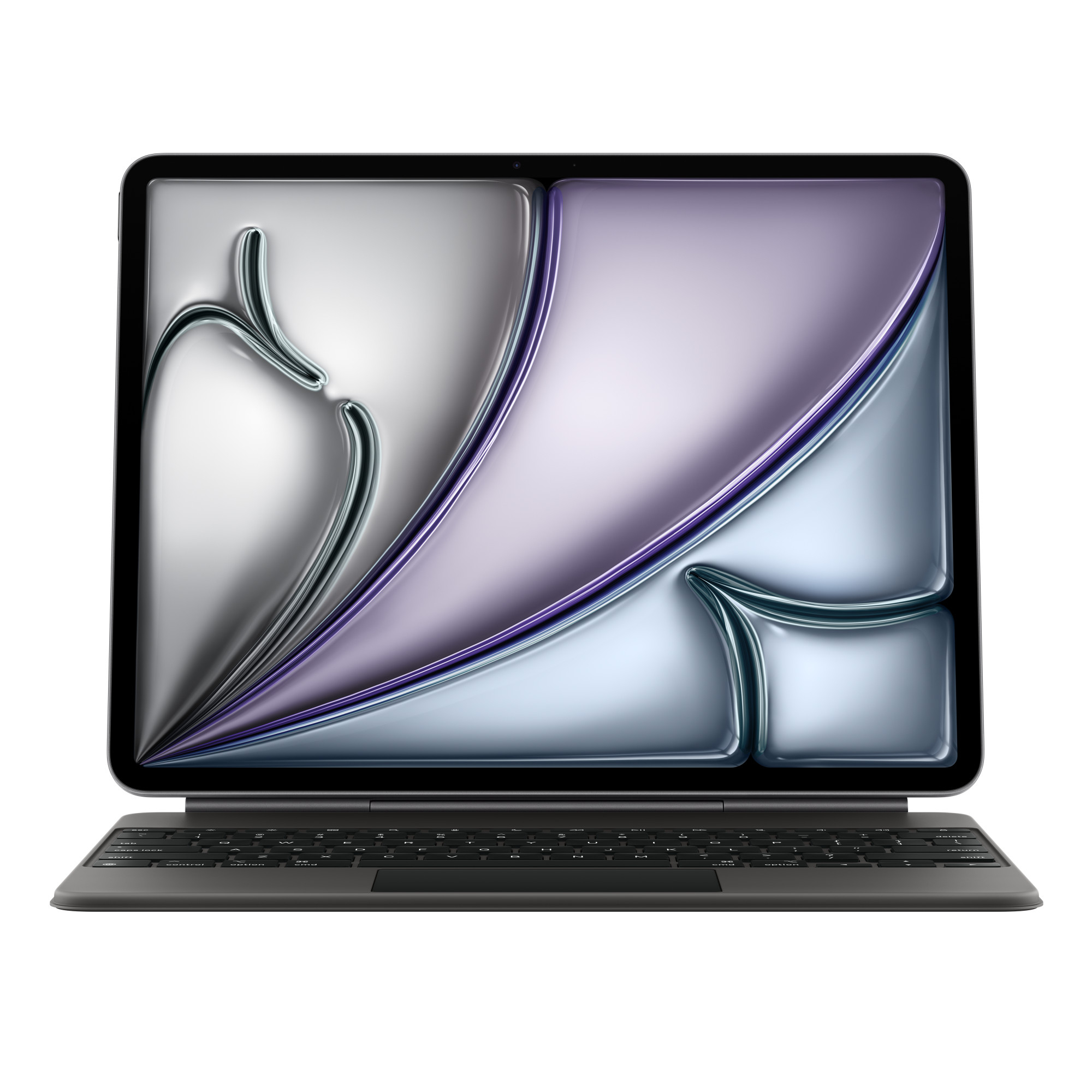 Apple Magic Keyboard - Tastatur und Foliohülle - mit Trackpad - Apple Smart connector - QWERTZ - Deutsch - Schwarz, Ansicht 2