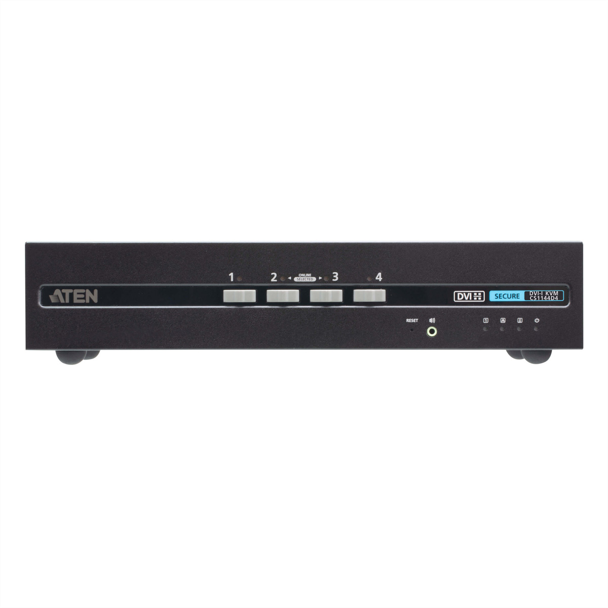 ATEN USB - 4K DVI Dual Display Secure KVM Switch - KVM-Umschalter - 4-Port