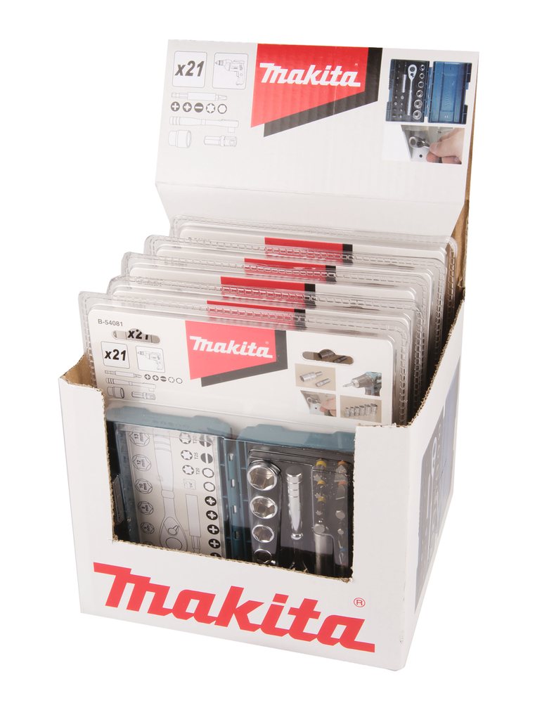Makita Set Schraubendreherbit und Ratsche - 21 Stücke, Ansicht 3