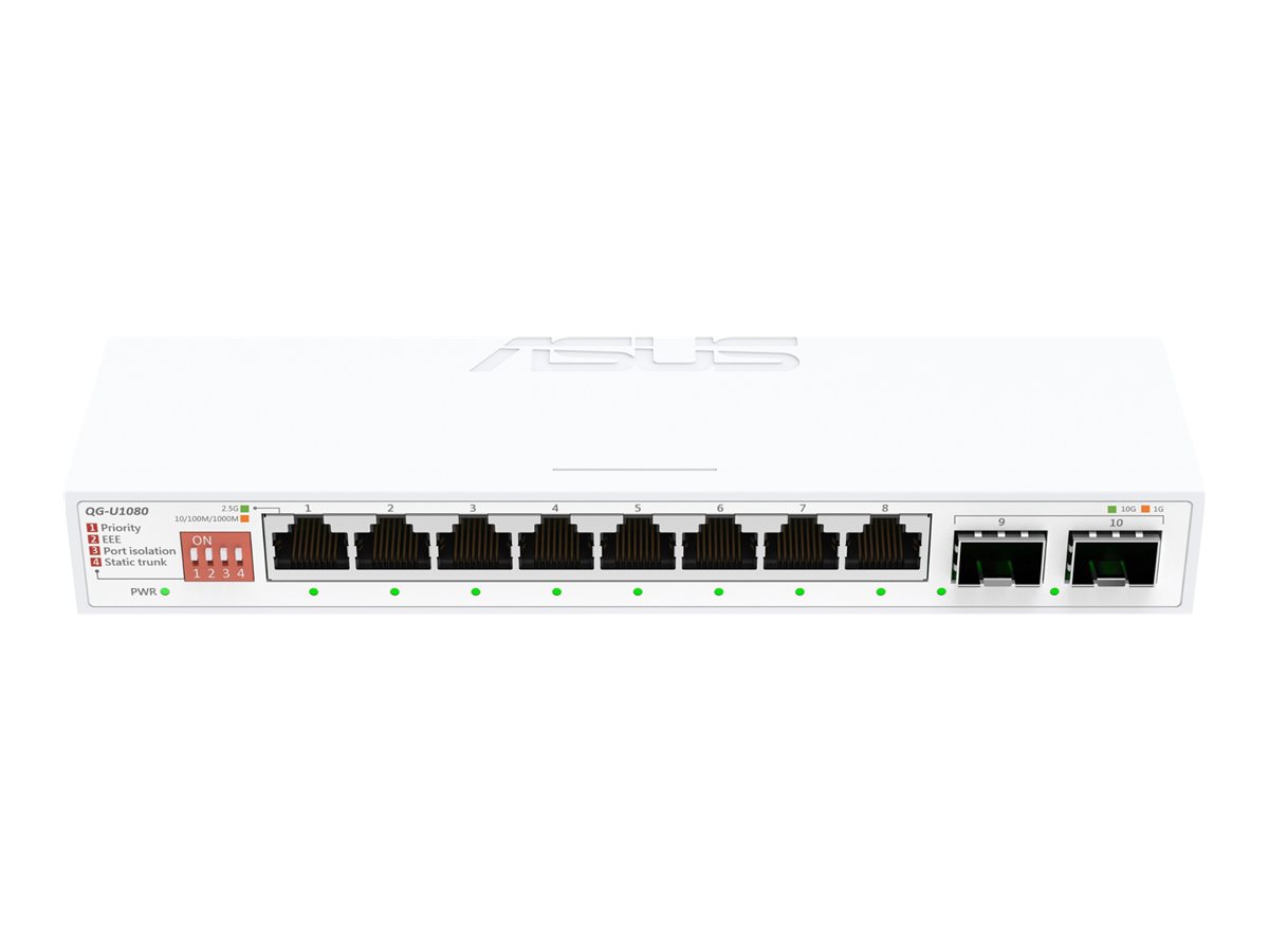 ASUS QG-U1080 - Switch - unmanaged - 8 x 2.5GBase-T