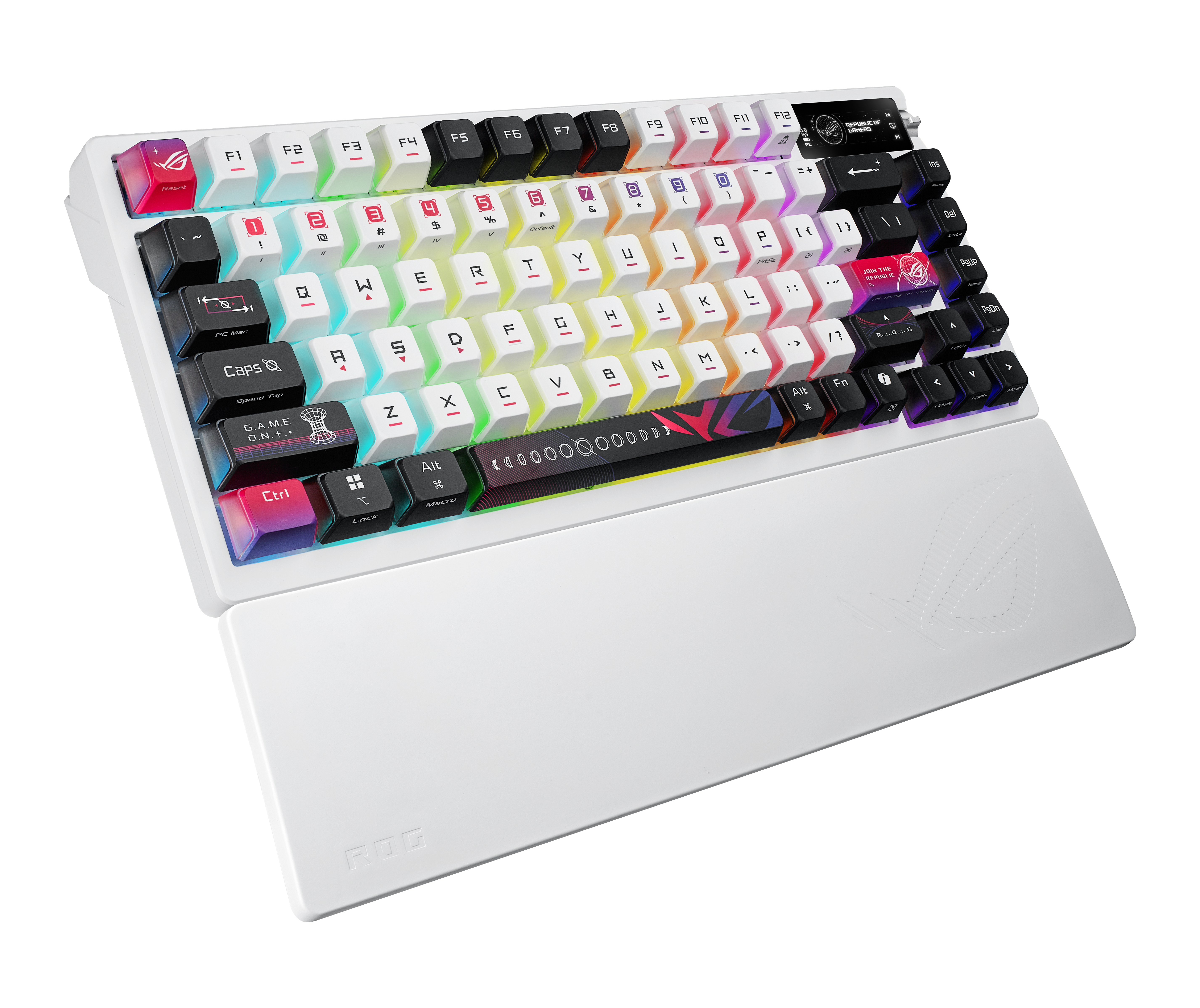 ASUS Tastatur ROG Azoth X CH - TL: Schweiz, QWERTZ, Ansicht 2