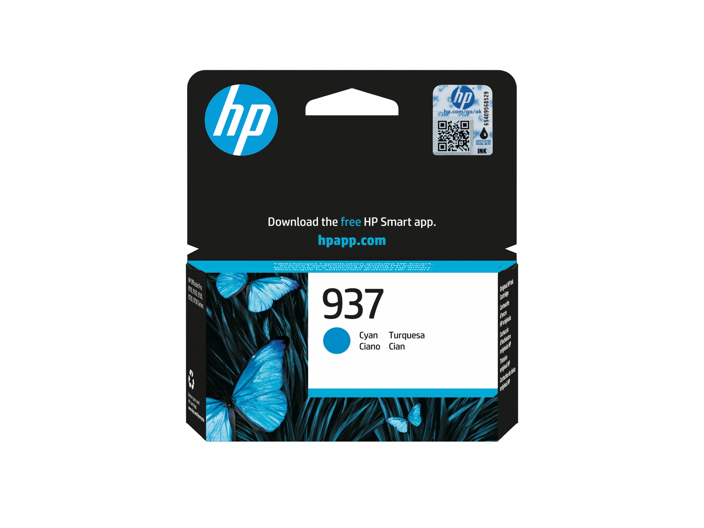 HP 937 - Cyan - original - Tintenpatrone - für P/N: 403X8B#687