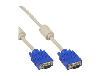 InLine S-VGA Kabel - 15pol HD Stecker  Stecker - grau - 2m