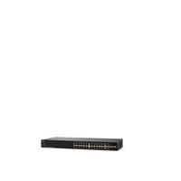 Cisco SF250-24P, Managed, L2/L3, Fast Ethernet (10/100), Power over Ethernet (PoE), Rack-Einbau, 1U