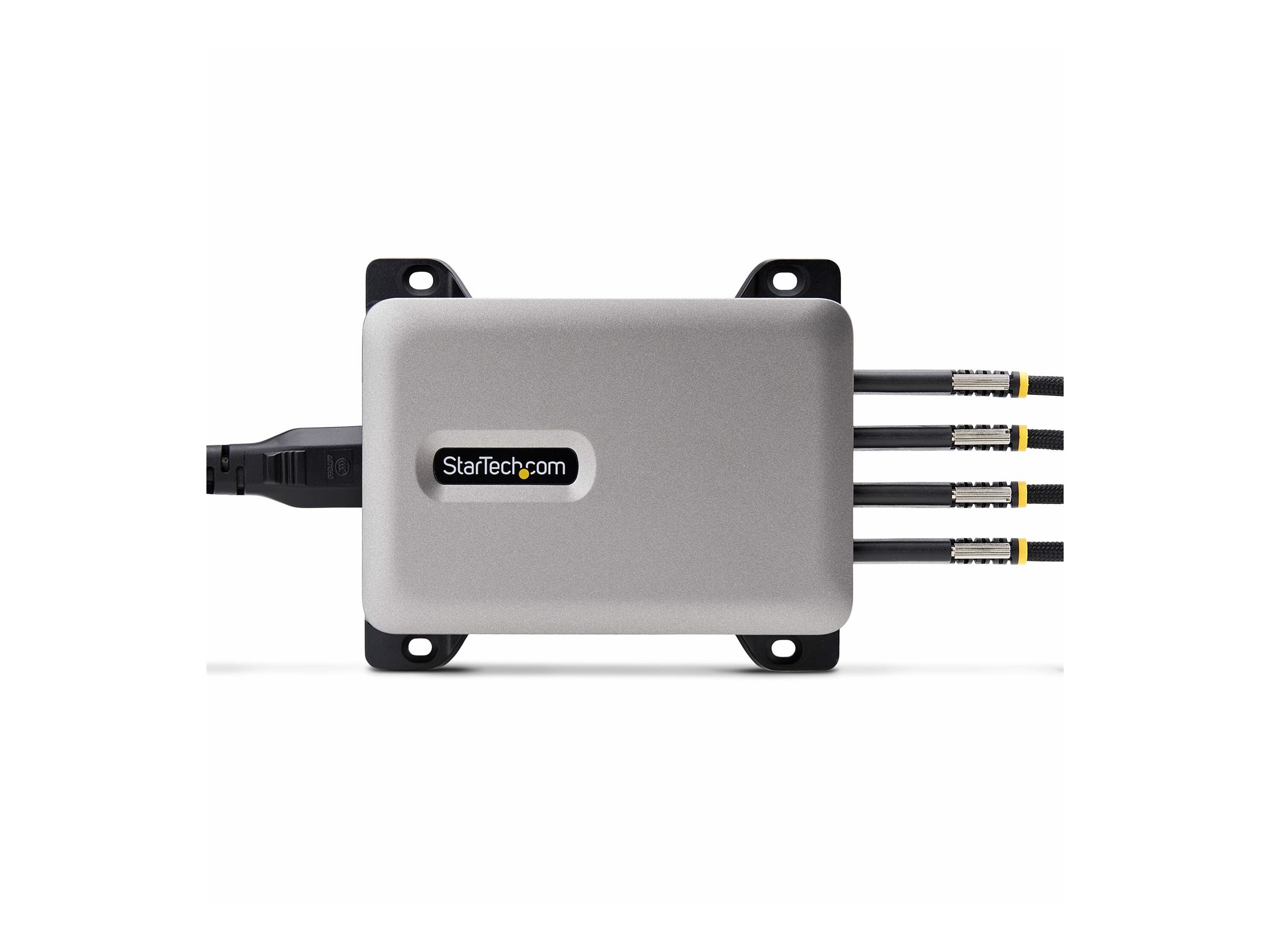 StarTech.com 4-Port USB-C Charger, 240W Total, Single Port 140W EPR - Netzteil - 5 A - 4 Ausgänge (24 pin USB-C), Ansicht 3
