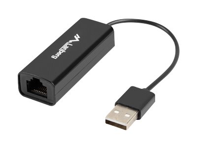 Lanberg NC-0100-01 - Schwarz - 20 g - 1 Stück(e) - 10 Gbit/s - 0,15 m, Ansicht 2