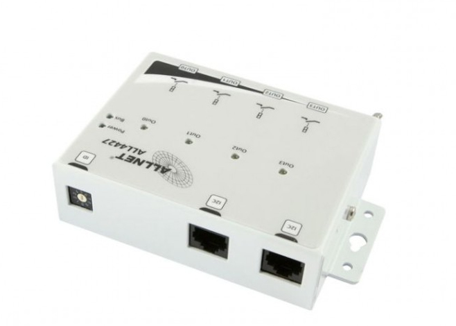 ALLNET ALL4427 / Relaismodul 4 Port 250V / 10A im Gehäuse, Ansicht 3