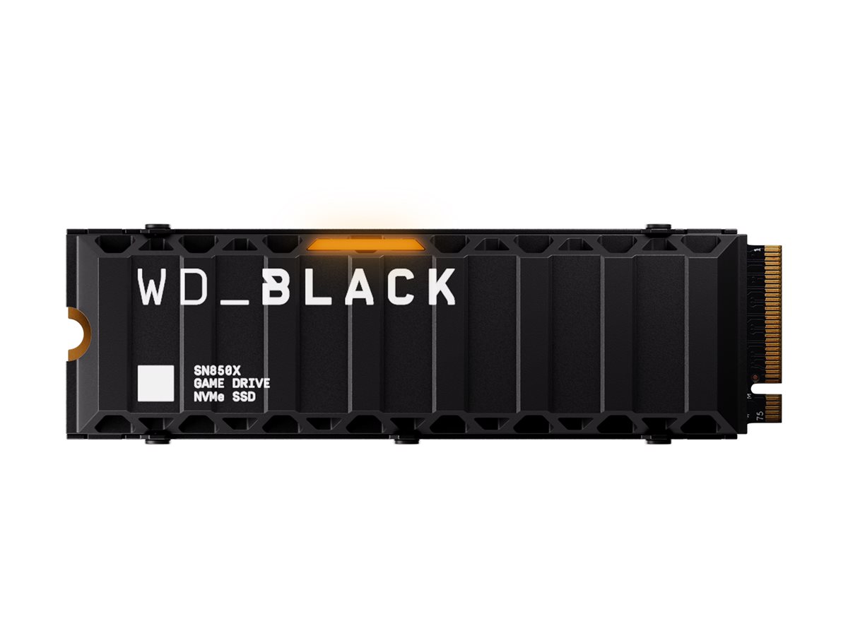 WD WD_BLACK SN850X WDS400T2XHE - SSD - verschlüsselt - 4 TB - intern - M.2 2280 - PCIe 4.0 x4 (NVMe)