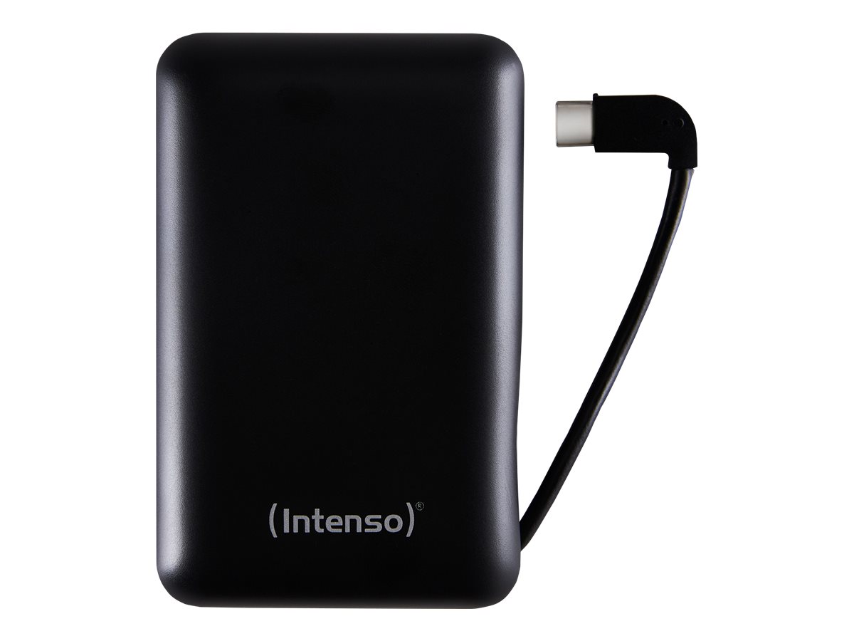 Intenso XC10000 - Powerbank - 10000 mAh - 3 A - 2 Ausgabeanschlussstellen (USB, 24 pin USB-C)
