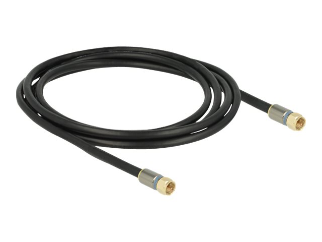 Delock Premium - HF-Kabel - F-Stecker männlich zu F-Stecker männlich