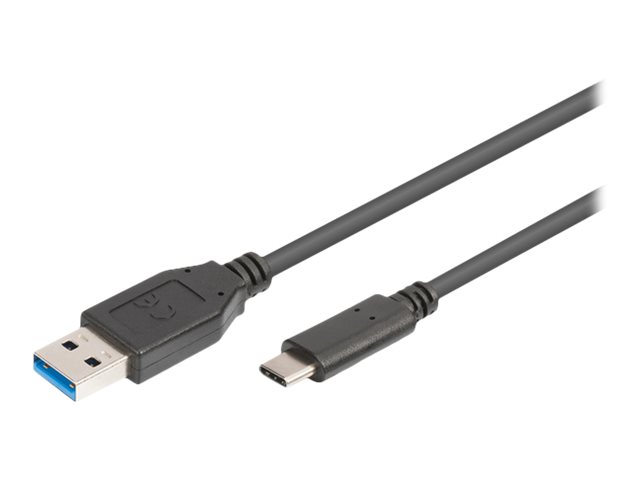 DIGITUS - USB-Kabel - USB-C (M) zu USB Typ A (M) - 1 m (Packung mit 3)
