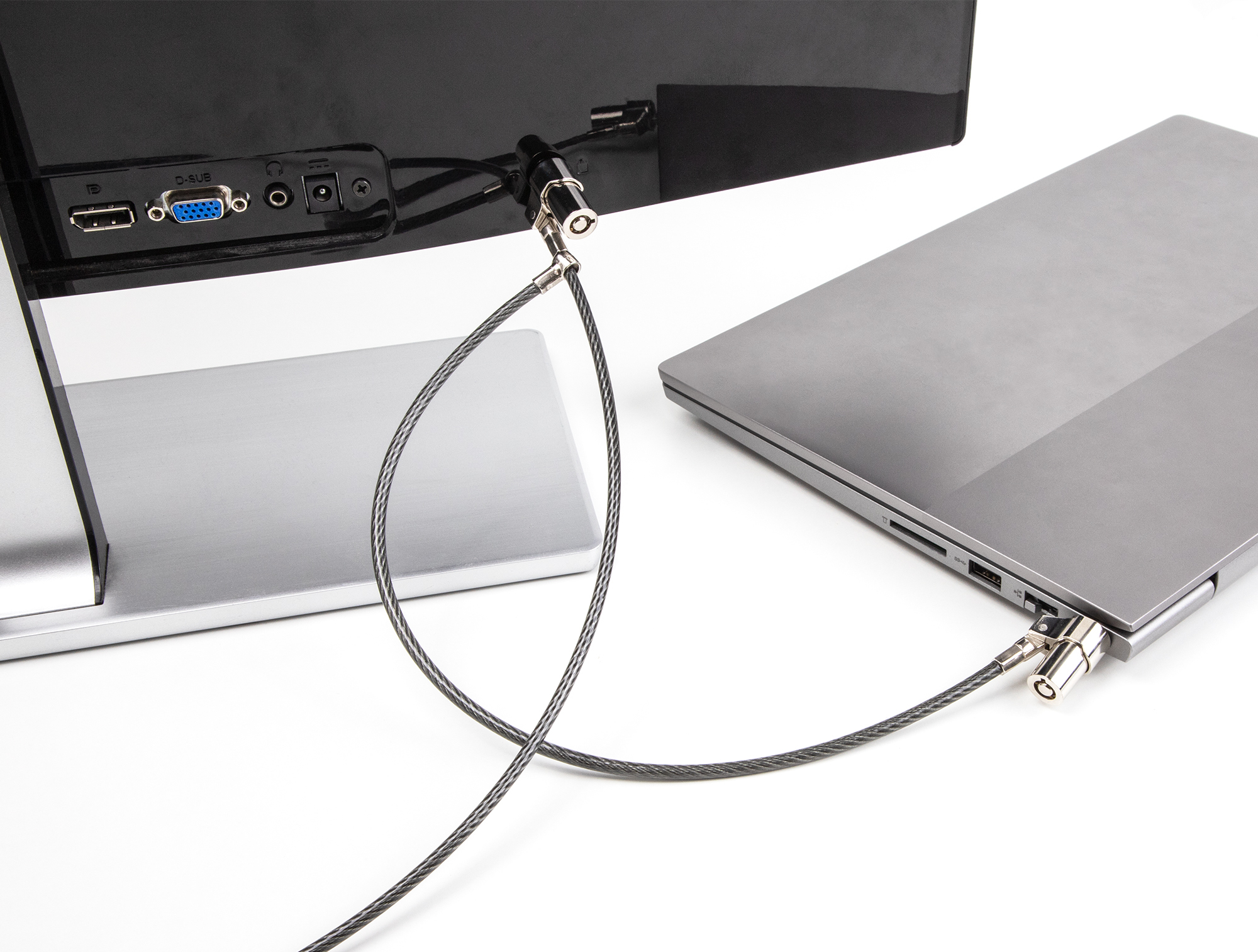 Navilock Dual Notebook Sicherungskabel, Ansicht 3