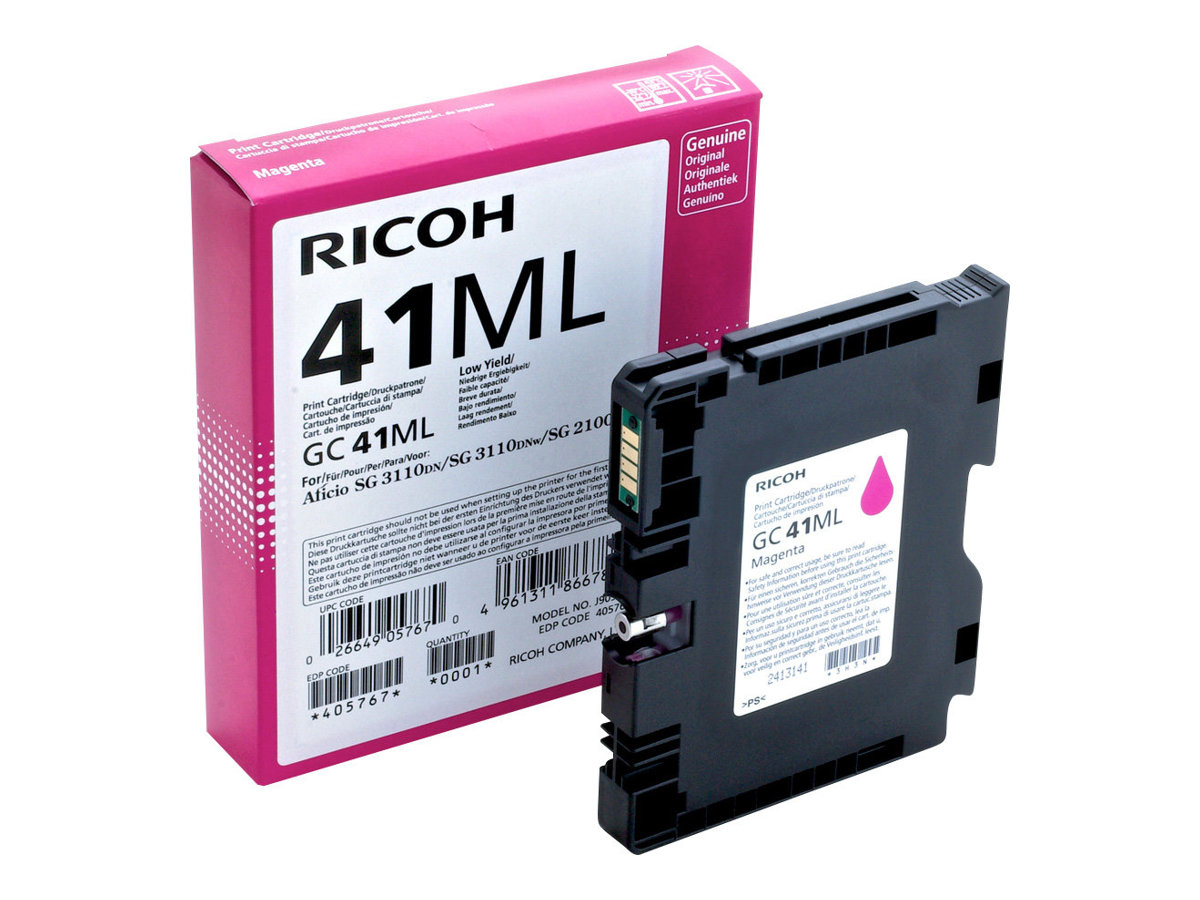 Ricoh GC 41ML - Low Yield - Magenta (405767)