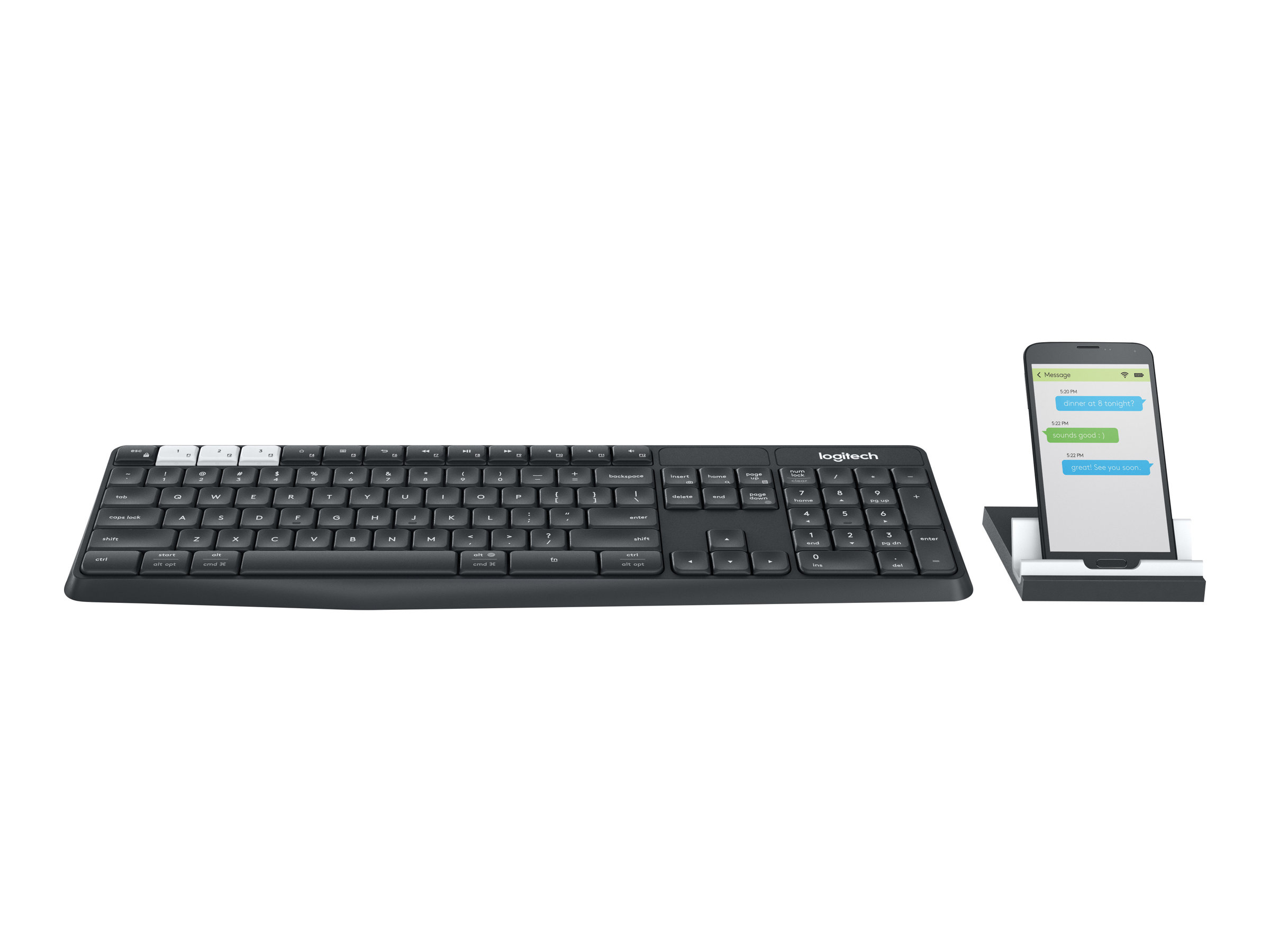 Logitech K375s Multi-Device - Tastatur (920-008168)