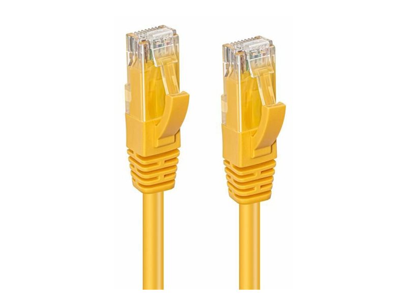 MicroConnect Netzwerkkabel - RJ-45 (M) zu RJ-45 (M) - UTP 20 m gelb, Ansicht 3