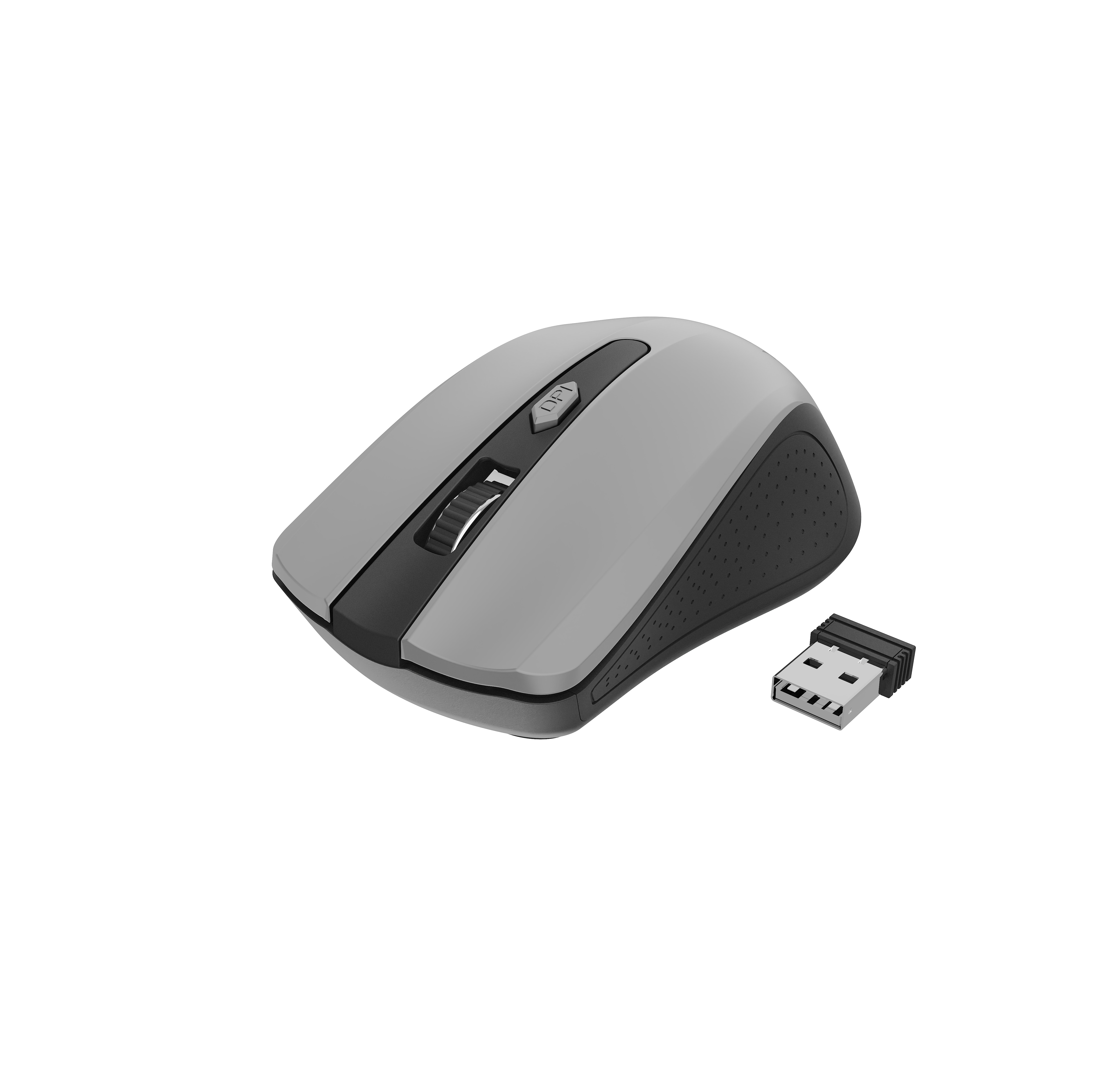 Gembird MUSW-4B-04-BG - Maus - optisch - 4 Tasten - kabellos - 2.4 GHz - kabelloser Empfänger (USB), Ansicht 4